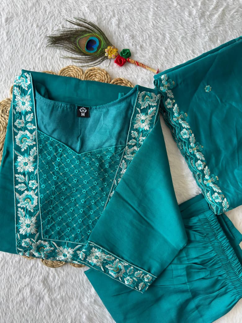 Rama Green Suit Set Roohri