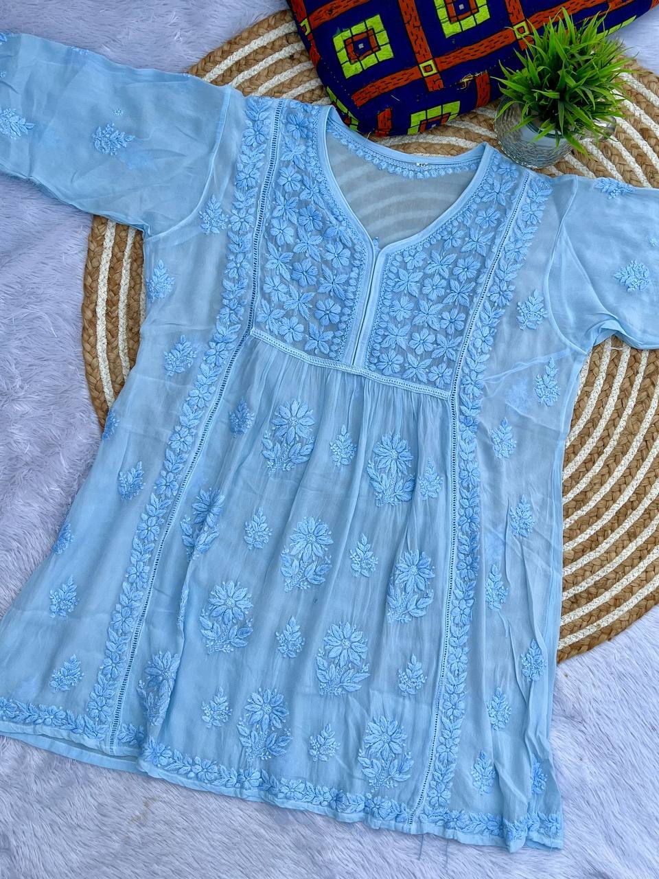 Viscose Short Kurti Roohri
