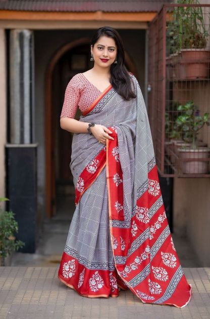 Ajrakh Cotton Printed Roohri