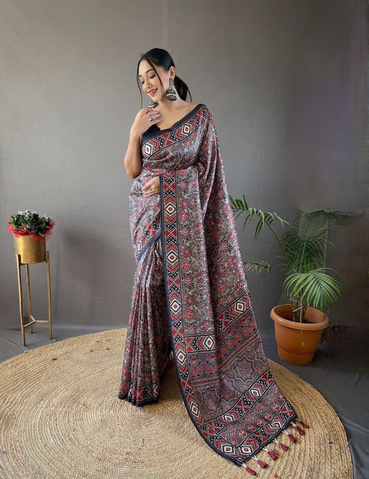 Printed Saree Roohri