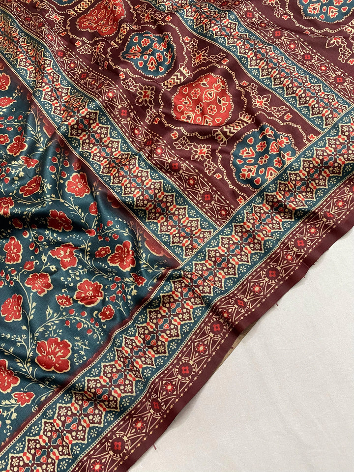 Floral Printed Saree Roohri