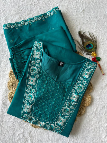 Rama Green Suit Set Roohri
