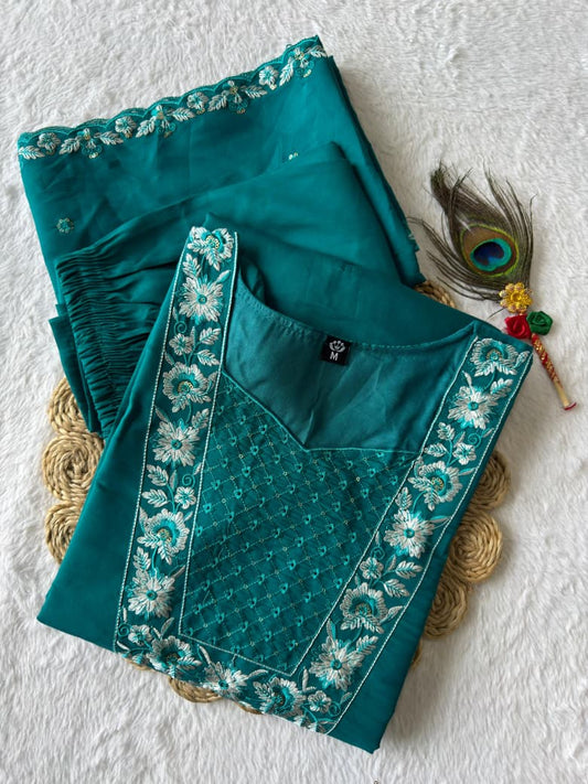 Rama Green Suit Set Roohri