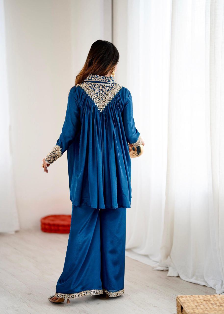 Blue Co-ord Set Roohri
